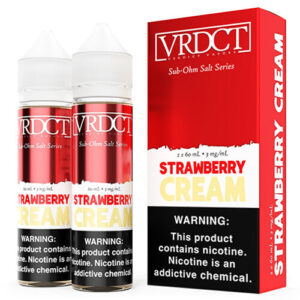 Verdict Vapors Sub Ohm Salts - Strawberry Cream - 2x60ml / 0mg