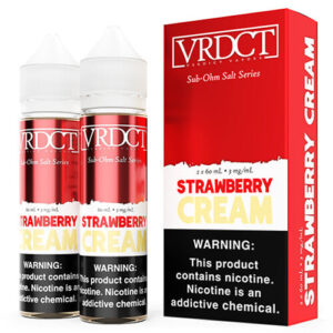 Verdict Vapors Tobacco-Free - Strawberry Cream - 2x60ml / 3mg