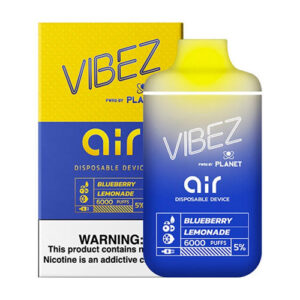 Vibez Air 6K - Disposable Vape Device - Blueberry Lemonade - Single, 11ml