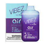 Vibez Air 6K - Disposable Vape Device - Icy Grape - Single, 11ml