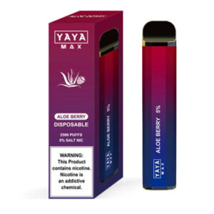 YAYA MAX 2500 NTN - Disposable Vape Device - Aloe Berry - 50mg, 6.5mL