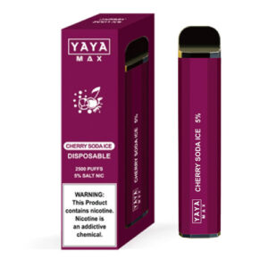 YAYA MAX 2500 NTN - Disposable Vape Device - Cherry Soda Ice - 50mg, 6.5mL