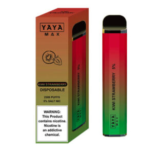 YAYA MAX 2500 NTN - Disposable Vape Device - Kiwi Strawberry - 50mg, 6.5mL