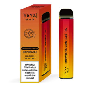 YAYA MAX 2500 NTN - Disposable Vape Device - Strawberry Lemonade - 50mg, 6.5mL