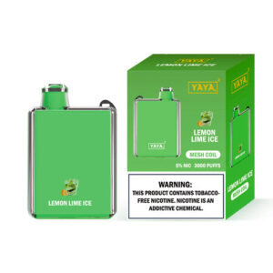 YAYA Square 3000 NTN - Disposable Vape Device - Lemon Lime Ice - 50mg, 8.5mL