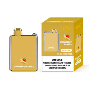 YAYA Square 3000 NTN - Disposable Vape Device - Strawberry Banana - 50mg, 8.5mL