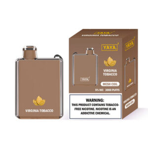 YAYA Square 3000 NTN - Disposable Vape Device - Virginia Tobacco - 50mg, 8.5mL