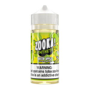 Zooka Synthetic - Green Apple eJuice - 100ml / 3mg