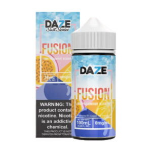 7 Daze Fusion - Lemon Passionfruit Blueberry ICED - 100ml / 0mg