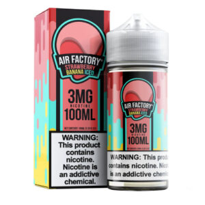 Air Factory eLiquid Synthetic - Strawberry Banana Iced - 100ml / 3mg