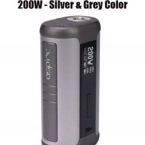 Aspire Speeder 200W Mod - Silver & Grey