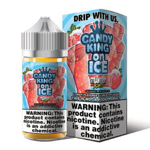 Candy King On Ice eJuice - Strawberry Rolls On Ice - 100ml / 0mg