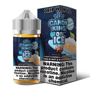 Candy King On Ice eJuice Synthetic - Peachy Rings On Ice - 100ml / 0mg