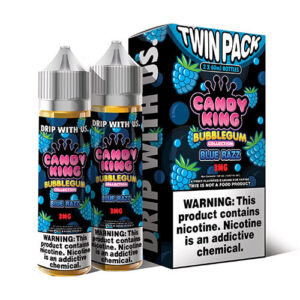 Candy King eJuice Bubblegum Collection - Blue Razz - 2x60ml / 0mg