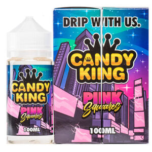 Candy King eJuice - Pink Squares - 100ml - 100ml / 0mg