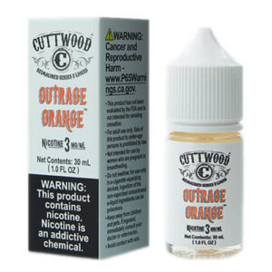 Cuttwood E-Liquids Reimagined Series - Outrage Orange - 30ml / 0mg