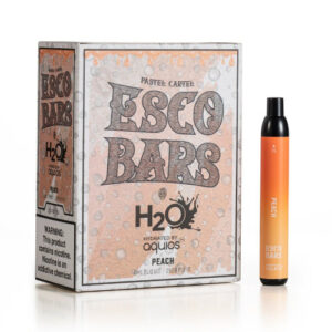 Esco Bars H20 2500 - Disposable Vape Device - Peach - 10 Pack (60ml) / 50mg
