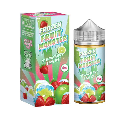 Frozen Fruit Monster eJuice Synthetic - Strawberry Lime - 100ml / 3mg