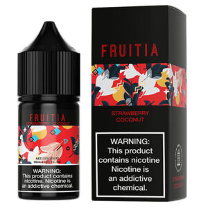 Fruitia eJuice Synthetic SALTS - Strawberry Coconut Refresher - 30ml / 50mg