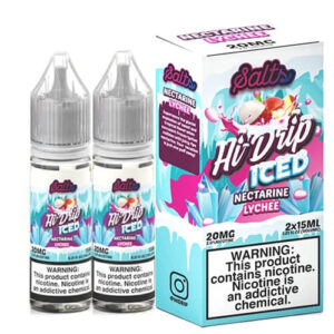 Hi Drip eJuice ICED SALTS - Iced Nectarine Lychee - 2x15ml / 20mg