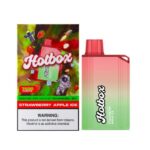 HotBox 7500 by Puff Labs - Disposable Vape Device - Strawberry Apple Ice - 5 Pack (80ml) / 50mg
