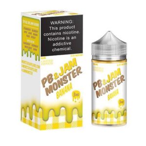 Jam Monster eJuice Synthetic - PB & Banana Jam - 100ml / 0mg
