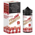 Jam Monster eJuice Synthetic - PB & Strawberry Jam - 100ml / 3mg