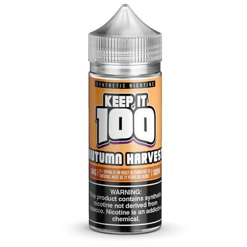 Keep It 100 Synthetic E-Juice - Autumn Harvest - 100ml / 6mg