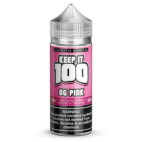 Keep It 100 Synthetic E-Juice - OG Pink - 100ml / 3mg