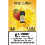 Kilo eLiquids 1K Vaporizer Device - Refill Pod - Sweet Mango (4 Pack) - 1.5ml / 45mg