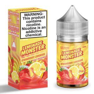 Lemonade Monster eJuice Synthetic SALT - Strawberry Lemonade - 30ml / 24mg