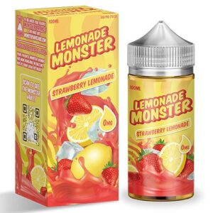 Lemonade Monster eJuice Synthetic - Strawberry Lemonade - 100ml / 0mg