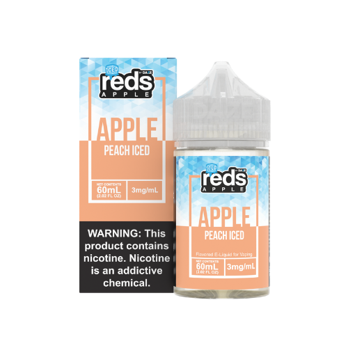 Reds Apple EJuice - Reds Apple Peach ICED - 60ml / 0mg