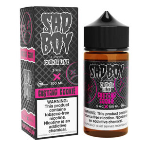 Sadboy Tobacco-Free Cookie Line - Custard Cookie - 100ml / 0mg