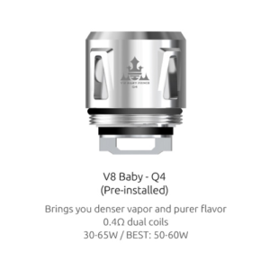 Smok V8 Baby Beast Prince Q4 Coil (5 Pack) - 0.4 ohm