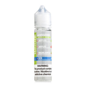 Smoozie Synthetic E-Liquid - Awesome Apple Sour ICE - 60ml / 0mg