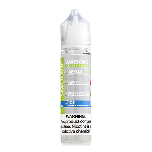 Smoozie Synthetic E-Liquid - Awesome Apple Sour ICE - 60ml / 6mg