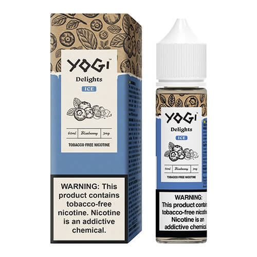 Yogi Delights Synthetic eLiquid - Blueberry Ice - 60ml / 0mg