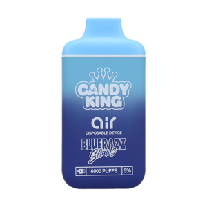 Candy King Air Synthetic - Disposable Vape Device - Blue Razz Straws - Single (12ml) / 50mg