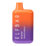 Elf Bar BC5000 - Disposable Vape Device - Grape Energy - 50mg, 13mL