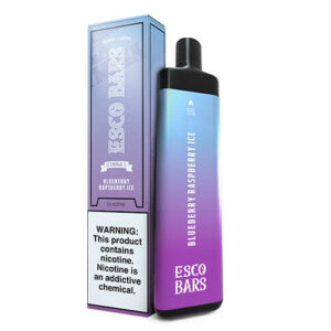 Esco Bar 5000 - Disposable Vape Device - Blue Razz Ice - 50mg, 14mL
