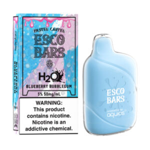 Esco Bars H20 6000 - Disposable Vape Device - Blueberry Bubblegum - Single (15ml) / 50mg