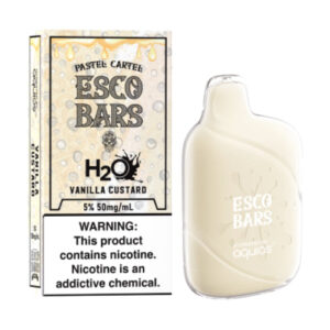 Esco Bars H20 6000 - Disposable Vape Device - Vanilla Custard - Single (15ml) / 50mg