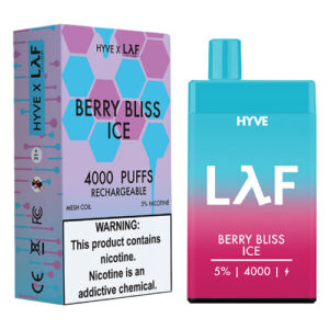 Hyve 4K NTN x Laf - Disposable Vape Device - Berry Bliss Ice - 10ml, 50mg