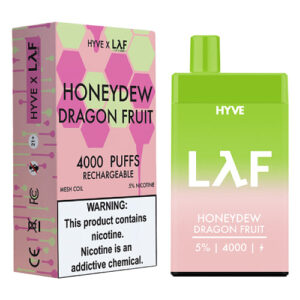 Hyve 4K NTN x Laf - Disposable Vape Device - Honeydew Dragonfruit - 10ml, 50mg