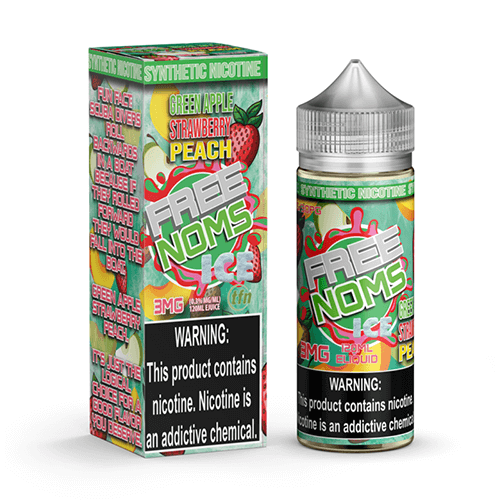 Noms eJuice TFN - Menthol Green Apple Strawberry Peach - 120ml - 120ml / 3mg
