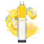 Pod Mesh 5500 Synthetic - Disposable Vape Device - Banana Frost - Single / 50mg