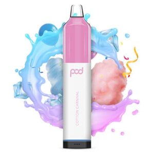 Pod Mesh 5500 Synthetic - Disposable Vape Device - Cotton Carnival - Single / 50mg