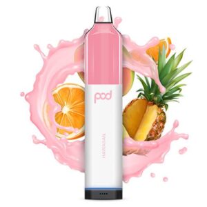 Pod Mesh 5500 Synthetic - Disposable Vape Device - Hawaiian - Single / 50mg