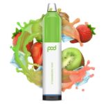 Pod Mesh 5500 Synthetic - Disposable Vape Device - Strawberry Kiwi - Single / 50mg